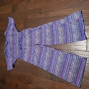 New Directions jumpsuit with open sleeves, size Small